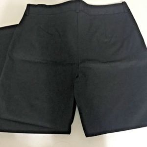 Womens Stretch Dress Crop Pants 12 Black Capris